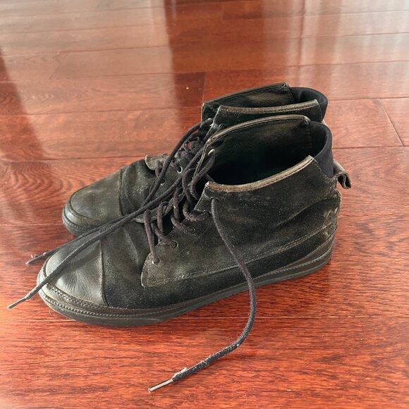 CLAE- Black High Top Suede Shoes [US9] - Picture 2 of 3
